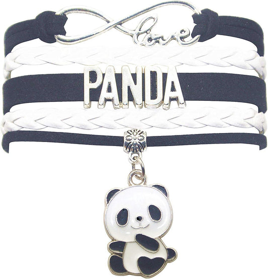Panda Infinity Love Charm Bracelet - Perfect Gift for Panda Lovers and Fans