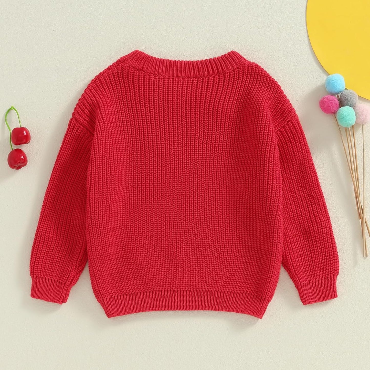 Cozy Knit Sweater for Babies - Gender-Neutral Pullover Sweatshirt for Infants & Toddlers with Long Sleeves