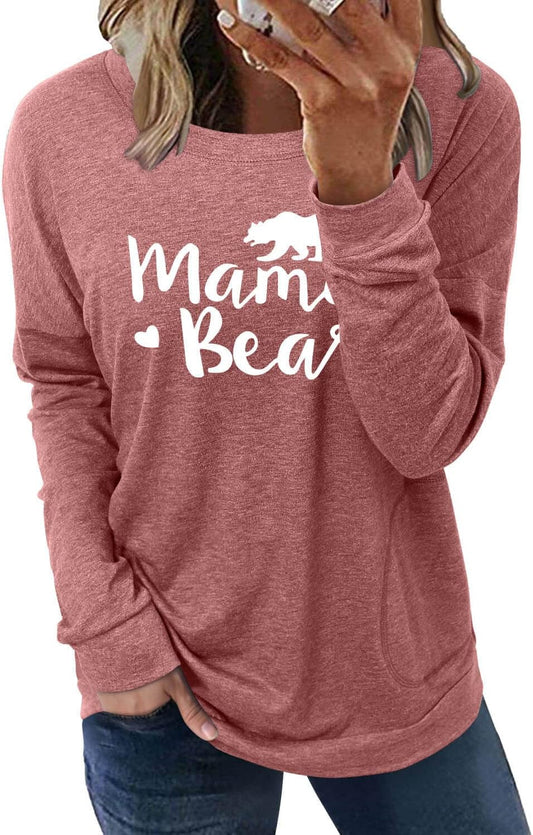 Cozy Women’s Casual Crewneck Sweatshirt - Relaxed Fit Long Sleeve Top for Everyday Style