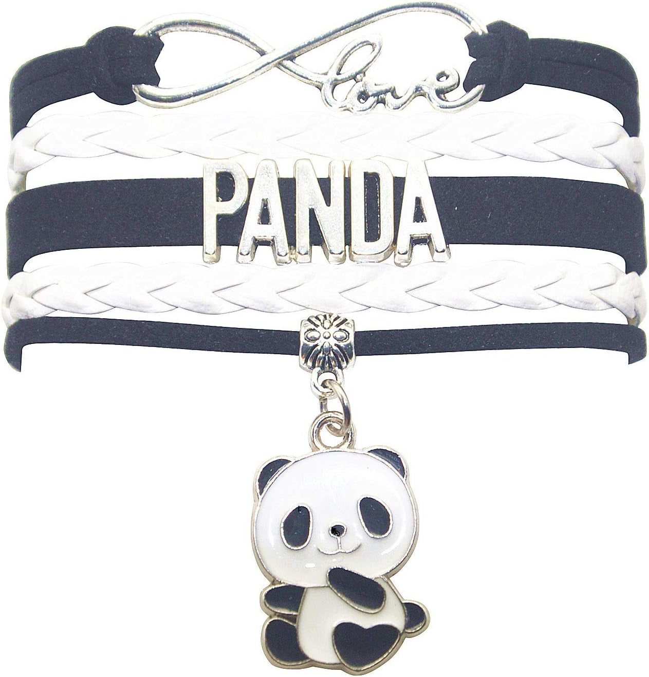 Panda Infinity Love Charm Bracelet - Perfect Gift for Panda Lovers and Fans