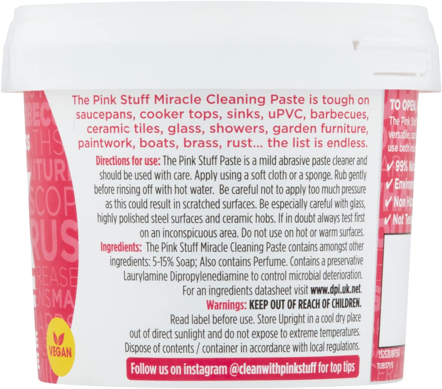 The Pink Stuff Miracle Cleaning Paste | Viral Tiktok All-Purpose Cleaner