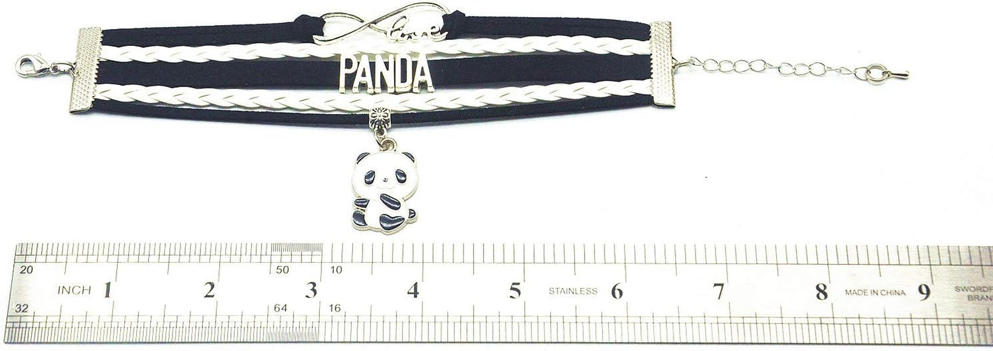 Panda Infinity Love Charm Bracelet - Perfect Gift for Panda Lovers and Fans