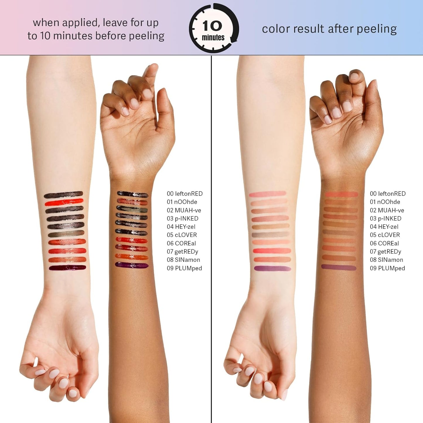 Stay-N Rose Peel-Off Lip Stain - Long-Lasting Color for Effortless Beauty