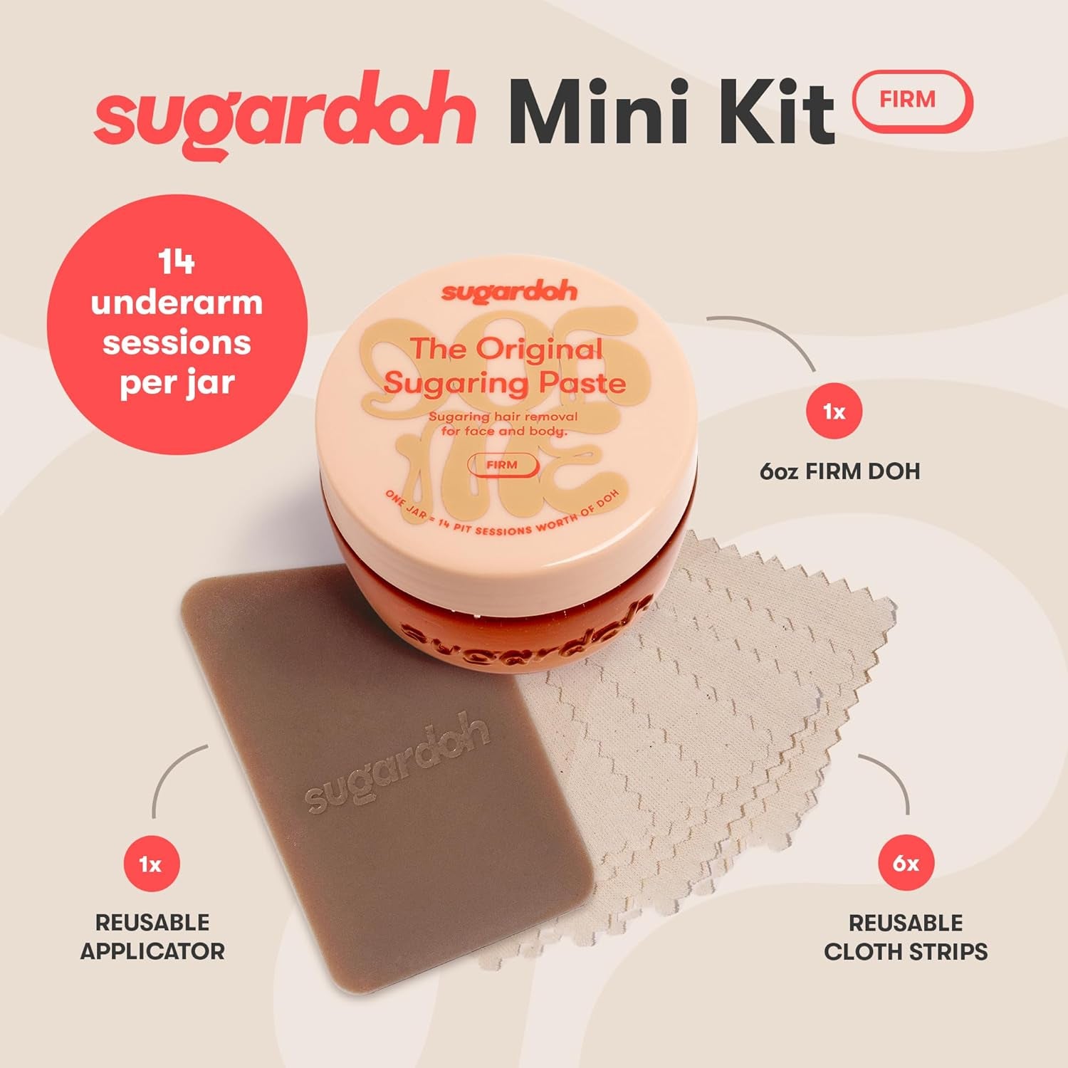Ultimate Sugar Waxing Kit for Smooth, Hair-Free Skin