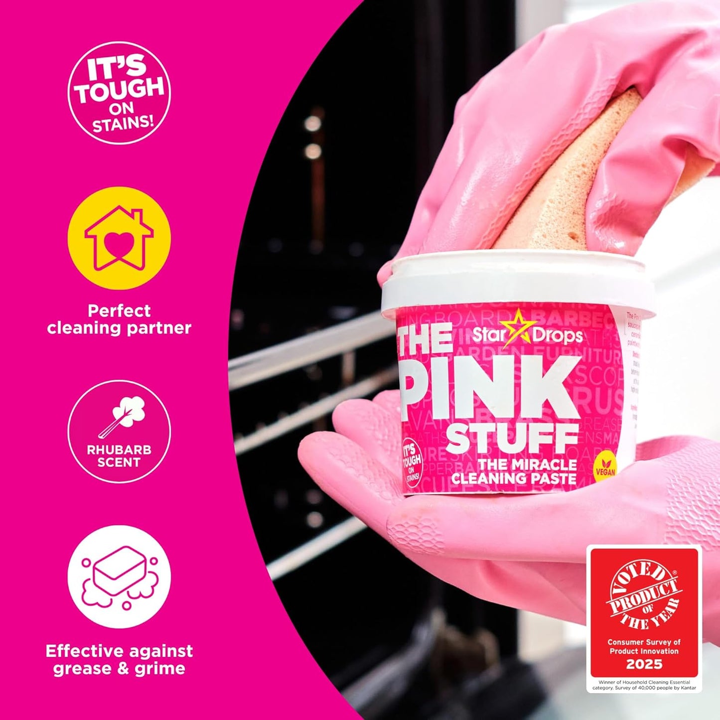 The Pink Stuff Miracle Cleaning Paste | Viral Tiktok All-Purpose Cleaner