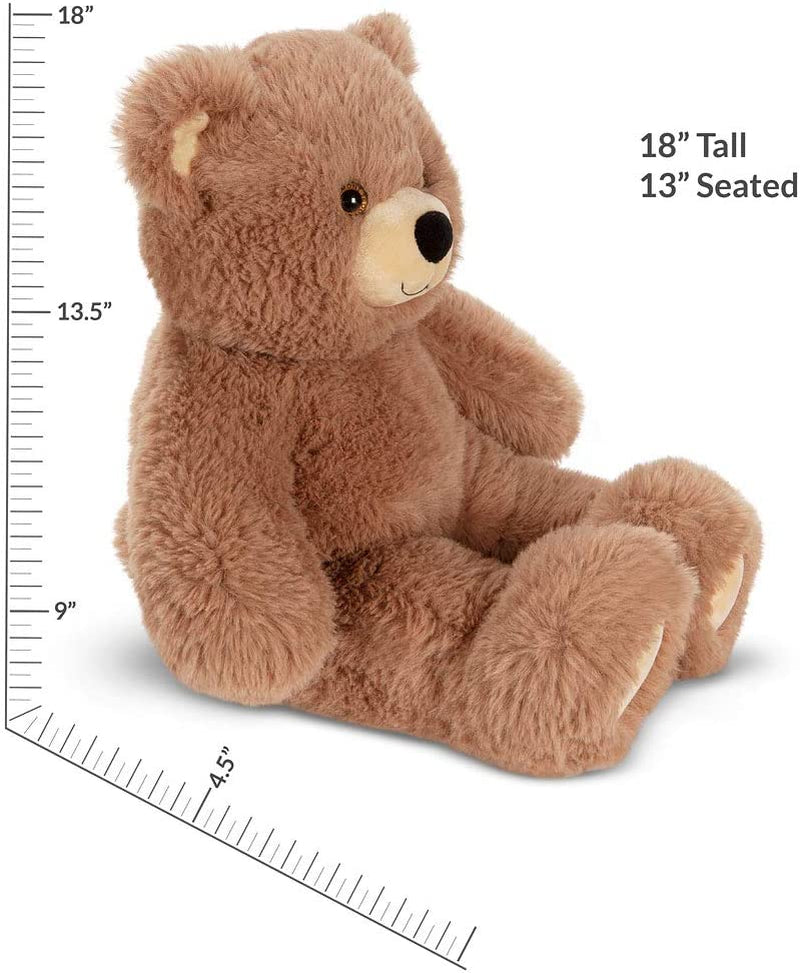 Cuddly  - 18 Inch Ultra-Soft Brown Stuffed Animal, Perfect Gift for All Ages!