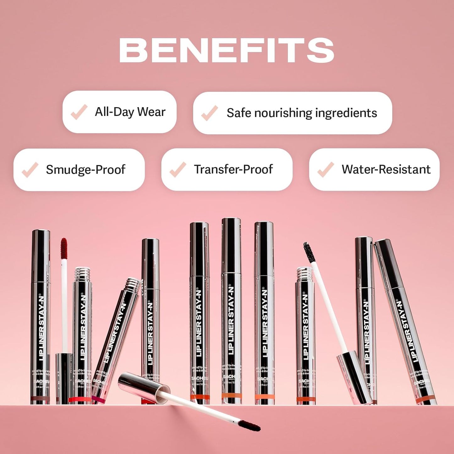 Stay-N Rose Peel-Off Lip Stain - Long-Lasting Color for Effortless Beauty