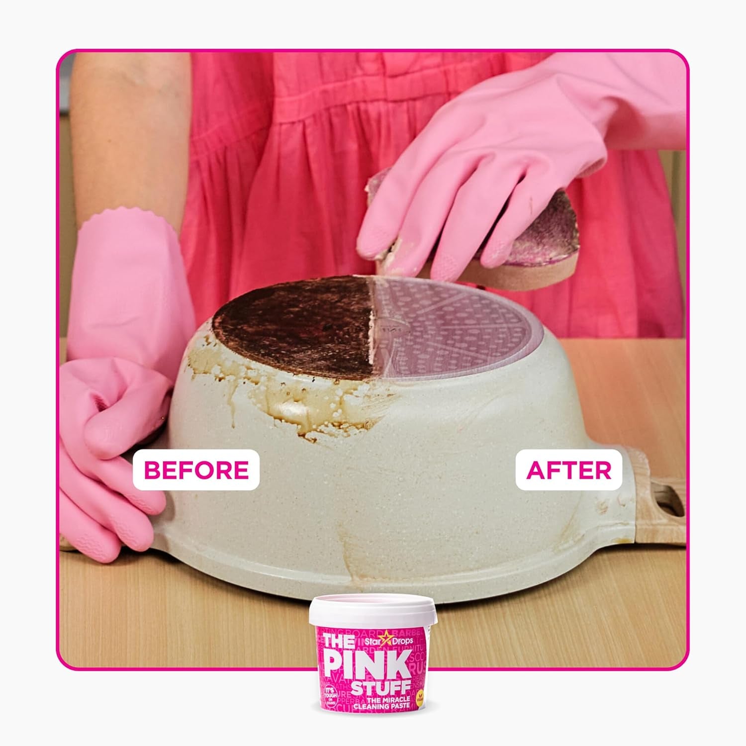 The Pink Stuff Miracle Cleaning Paste | Viral Tiktok All-Purpose Cleaner
