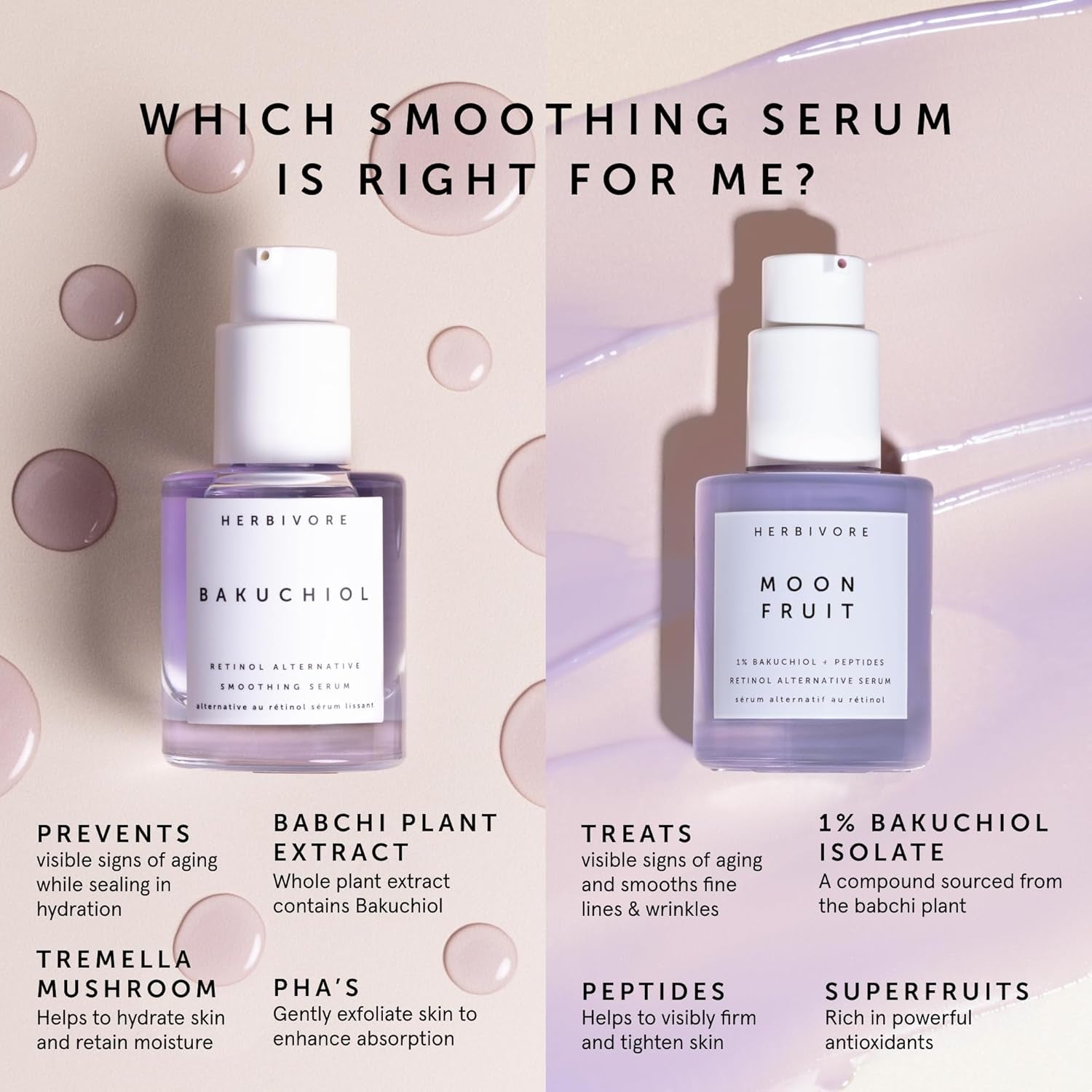 HERBIVORE Bakuchiol Serum | Natural Retinol Alternative
