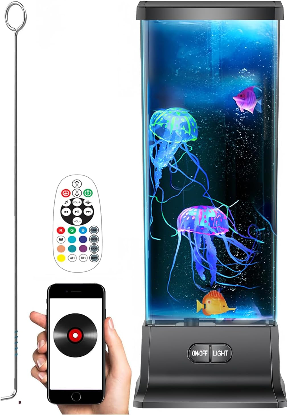 Mesmerizing Jellyfish Lamp - Soothing Ambient Light for Home Decor