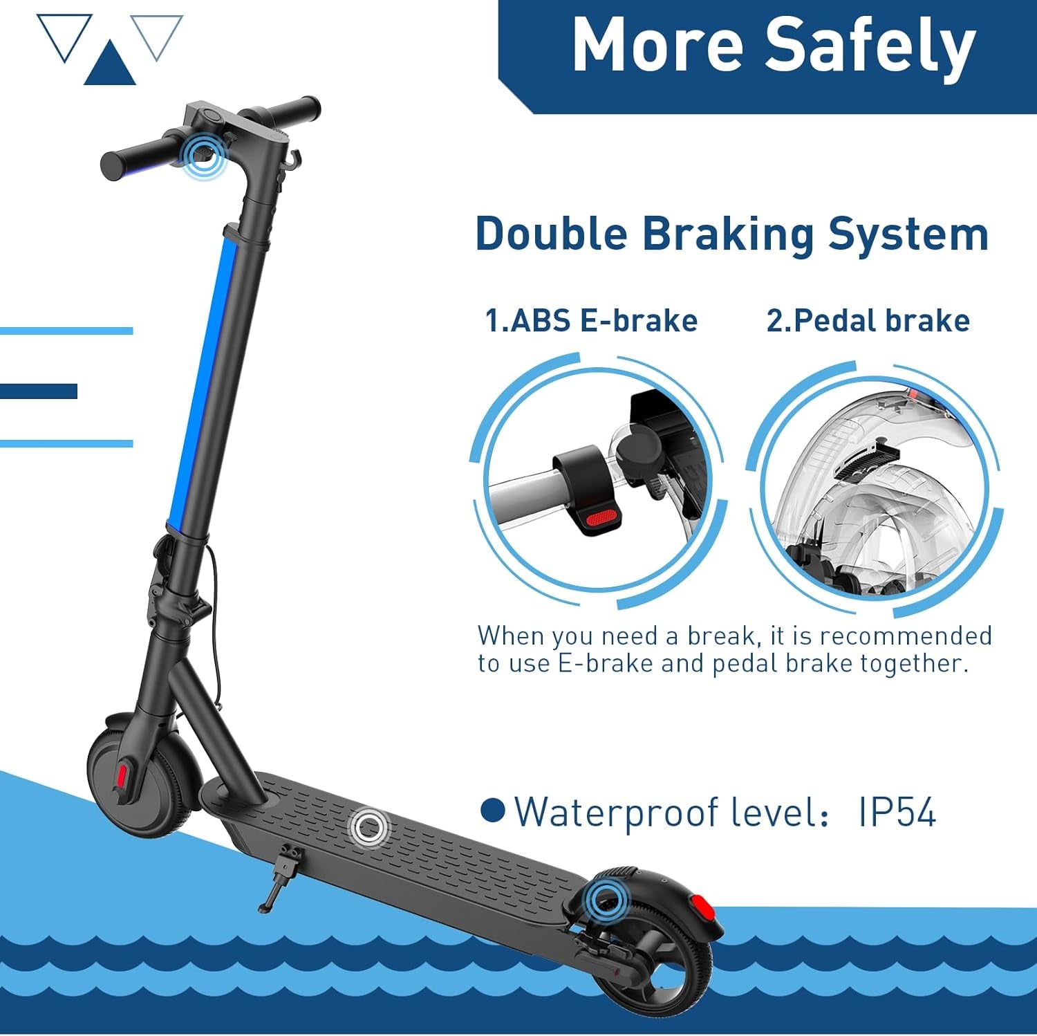 S2 Lite Electric Scooter - Compact & Portable with 10.6 Miles Range, 13 MPH Speed, Perfect for Teens with 6.5" Solid Tires