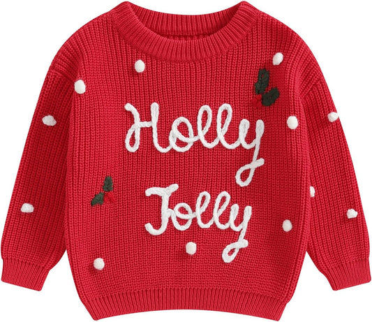 Cozy Knit Sweater for Babies - Gender-Neutral Pullover Sweatshirt for Infants & Toddlers with Long Sleeves