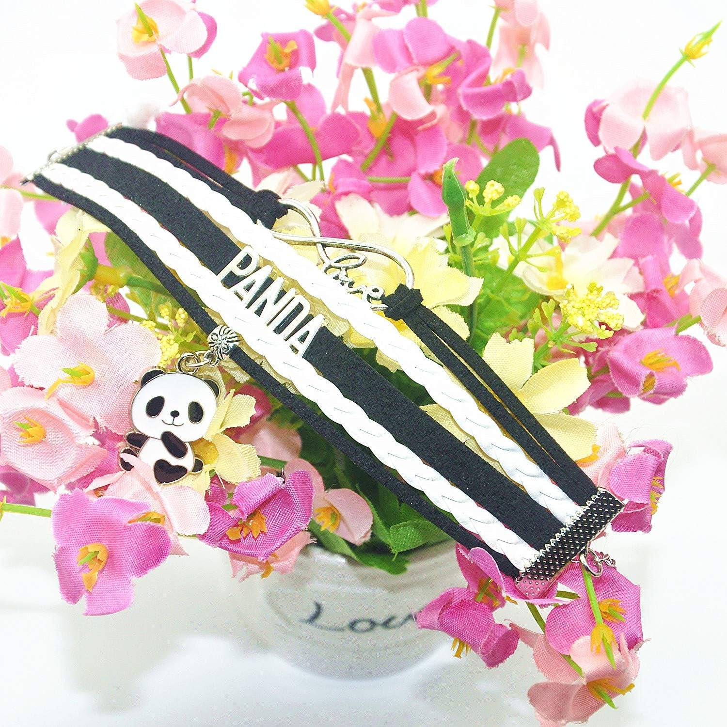 Panda Infinity Love Charm Bracelet - Perfect Gift for Panda Lovers and Fans