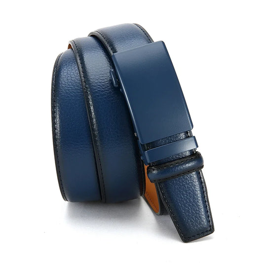 Men's Premium Leather Business Belt - Classic Alloy Buckle, Adjustable & Stylish for Casual & Formal Wear
