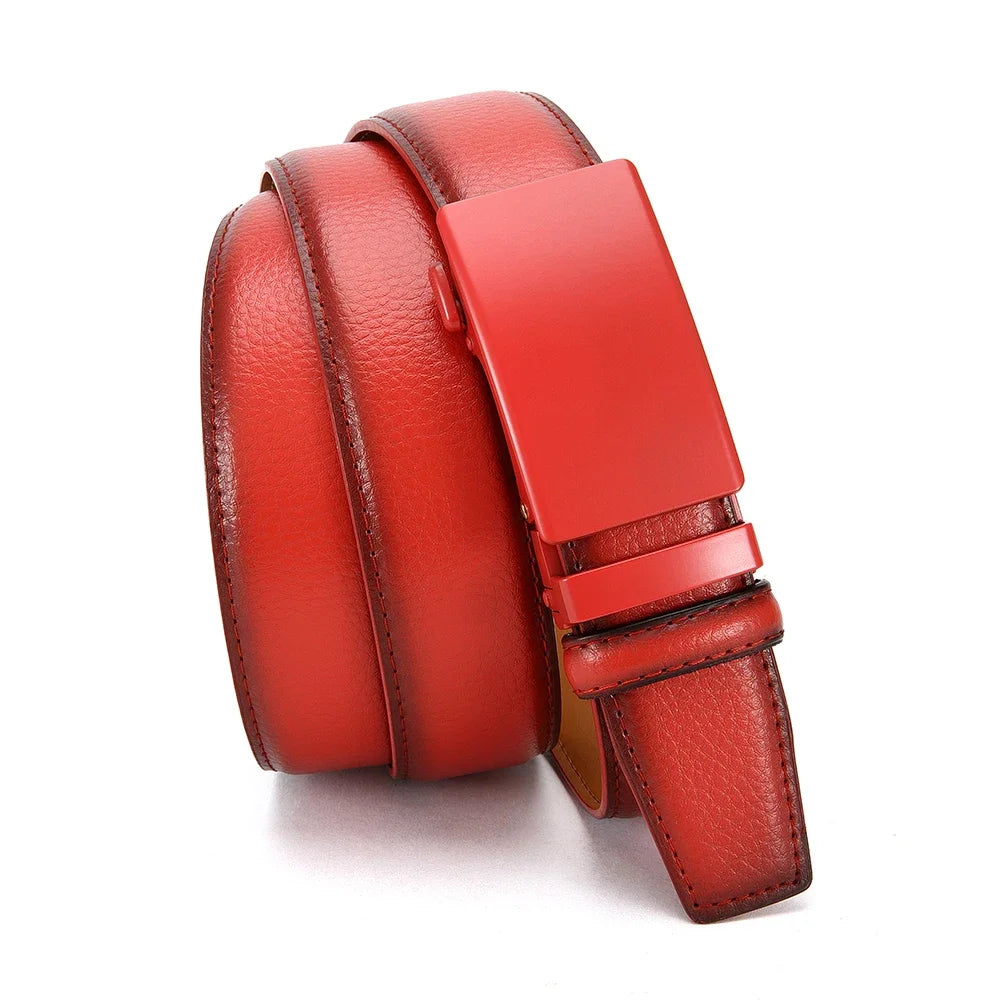 Men's Premium Leather Business Belt - Classic Alloy Buckle, Adjustable & Stylish for Casual & Formal Wear