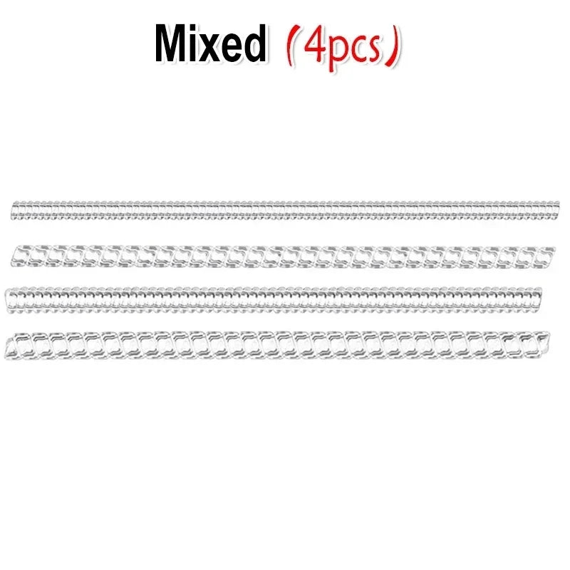 12PCS Silicone Invisible Ring Size Resizer - 8 Sizes Adjustable Clear Tighteners for Perfect Fit