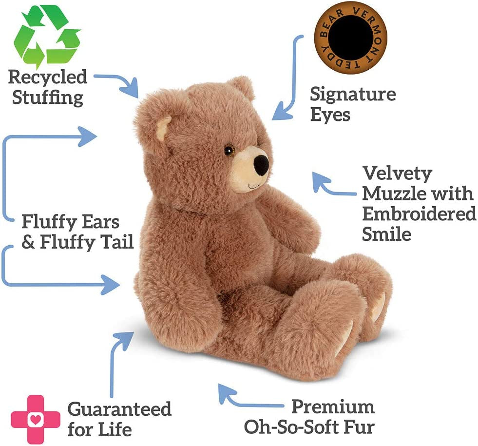 Cuddly  - 18 Inch Ultra-Soft Brown Stuffed Animal, Perfect Gift for All Ages!